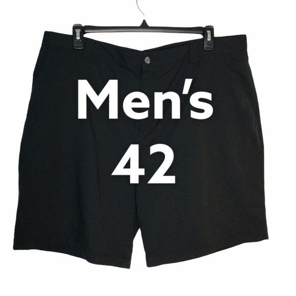 adidas Other - Adidas 42 Golf Chino Khakis Shorts Black EUC